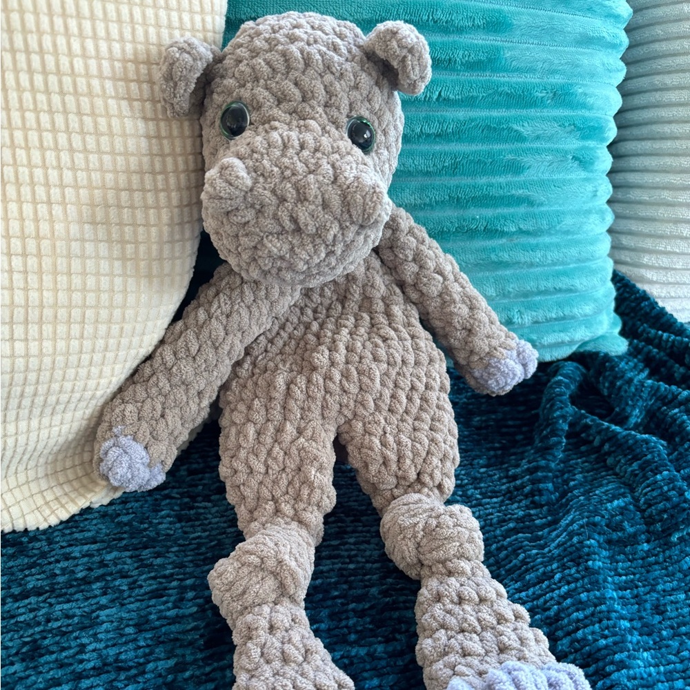 Brand new Handmade Hippo Snuggler